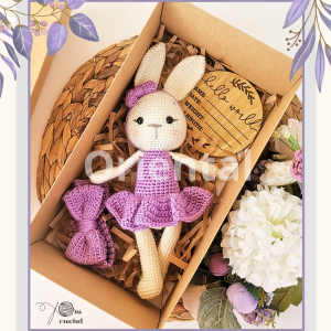 Crochet doll for baby_in a gift box