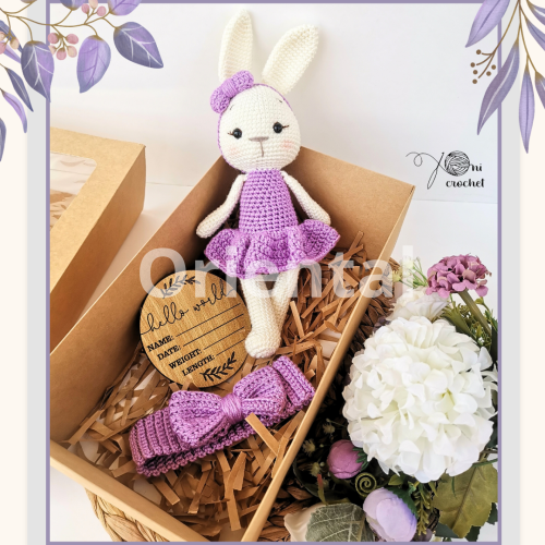 Crochet doll for baby_in a gift box