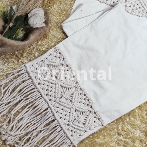 Macrame runner for home decor