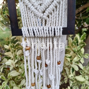 Macrame frame for home decor