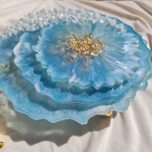 cake holder from resin