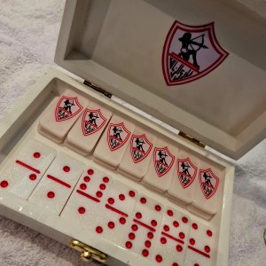 zamalek custom resin domino set