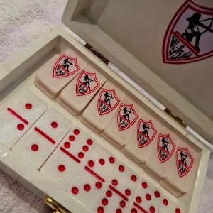 zamalek custom resin domino set