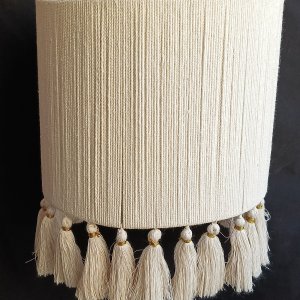 Macrame light chandelier for decor