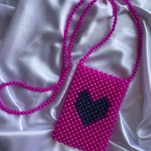 Beads telephone bag