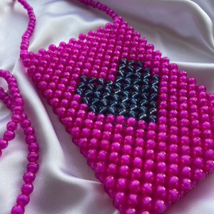 Beads telephone bag