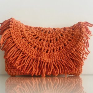 Crochet crossbody bag