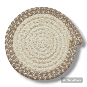 Cotton coaster for dishes and cups