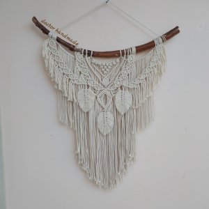 Bohemian style macrame hanging