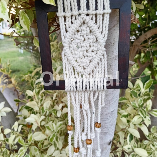 Macrame frame for home decor