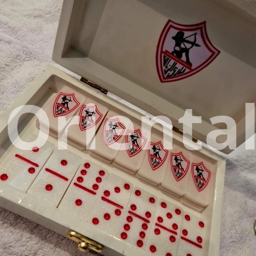 zamalek custom resin domino set