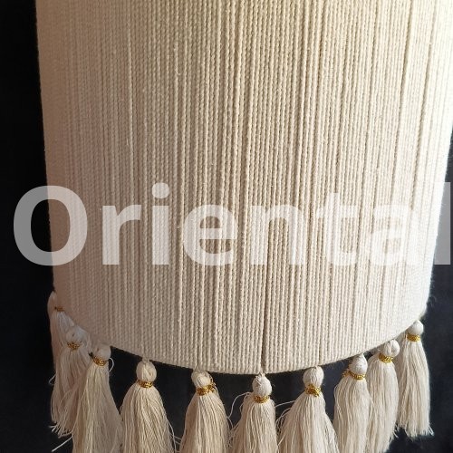 Macrame light chandelier for decor