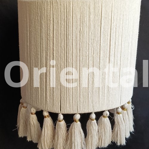 Macrame light chandelier for decor