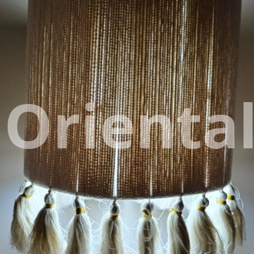 Macrame light chandelier for decor