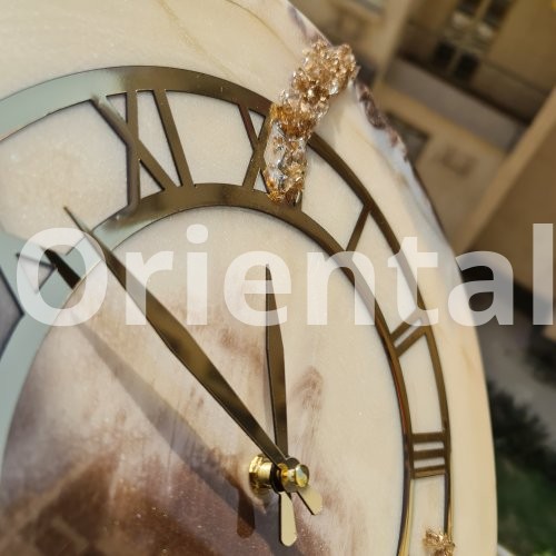 Wallclock resin 40cm