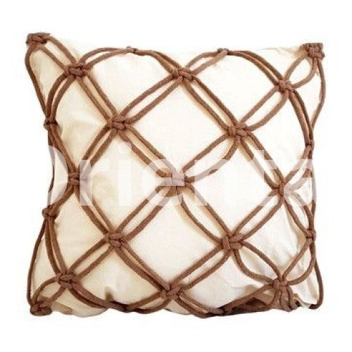 Macrame cushion cover