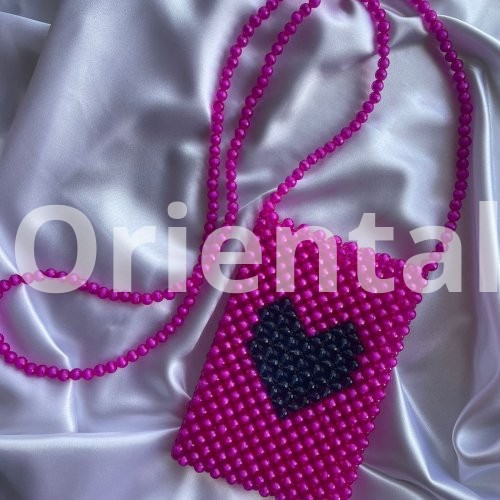 Beads telephone bag