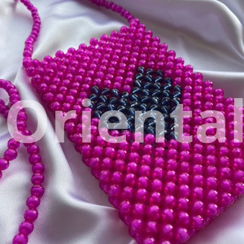 Beads telephone bag