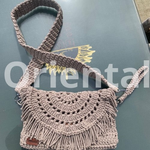 Crochet crossbody bag