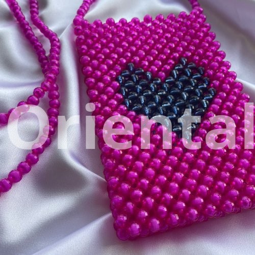 Beads telephone bag