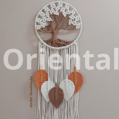 Hanging the tree of life with macrame