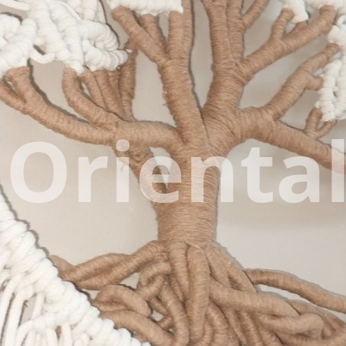 Hanging the tree of life with macrame