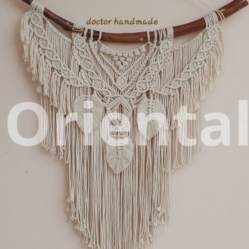 Bohemian style macrame hanging