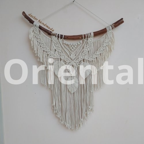 Bohemian style macrame hanging