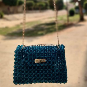 Crystal hand and shoulder bag