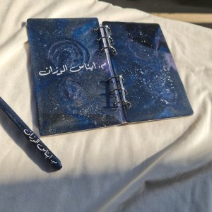 Resin note book a6 and pen