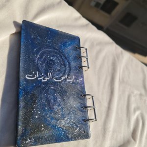 Resin note book a6 and pen