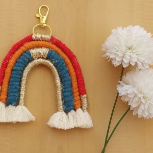 Macrame cross bag for kids