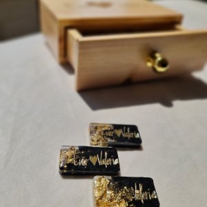 resin domino box with name