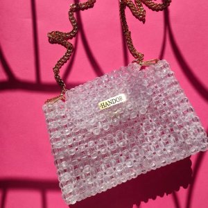 crystal shoulder and crossbody bag