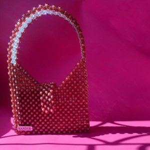 Crystal shoulder bag