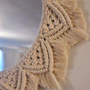 Macrame Mirror for decoration