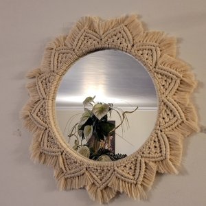 Macrame Mirror for decoration