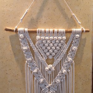 Macrame hanging for decoration