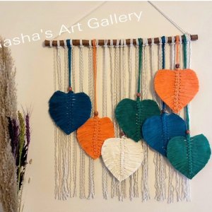 Macrame wall hanger for decoration