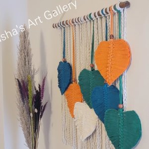 Macrame wall hanger for decoration