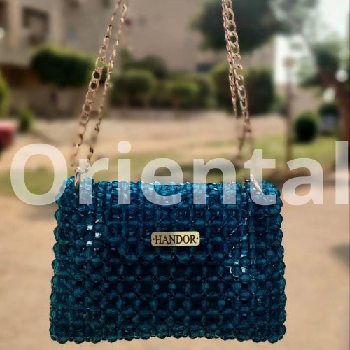 Crystal hand and shoulder bag