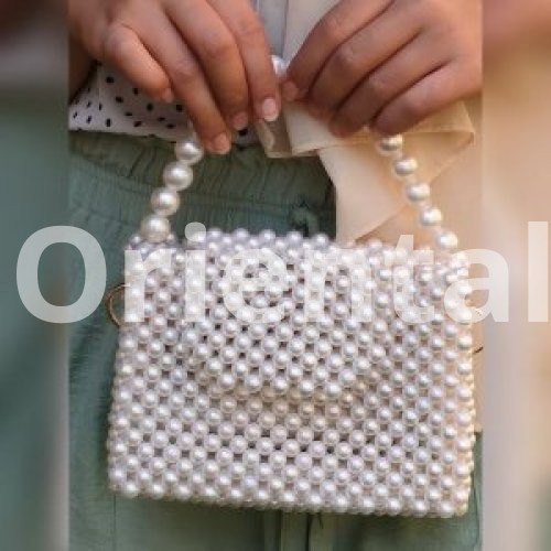 Pearl handbag and crossbody bag