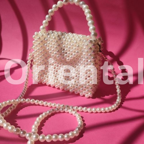 Pearl handbag and crossbody bag