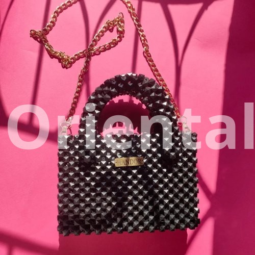 Crystal handbag and crossbody bag