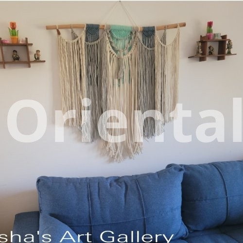 Macrame wall hanger