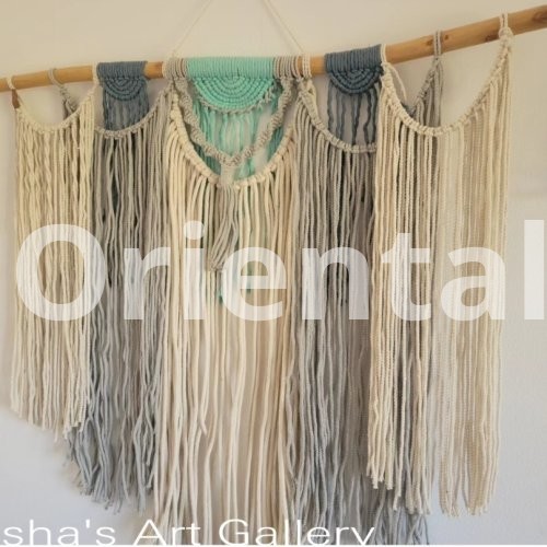 Macrame wall hanger