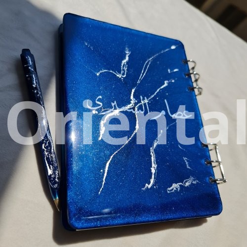 Resin note book a5,pen .