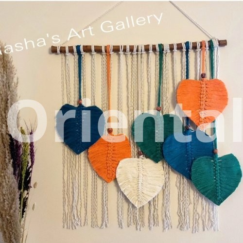 Macrame wall hanger for decoration