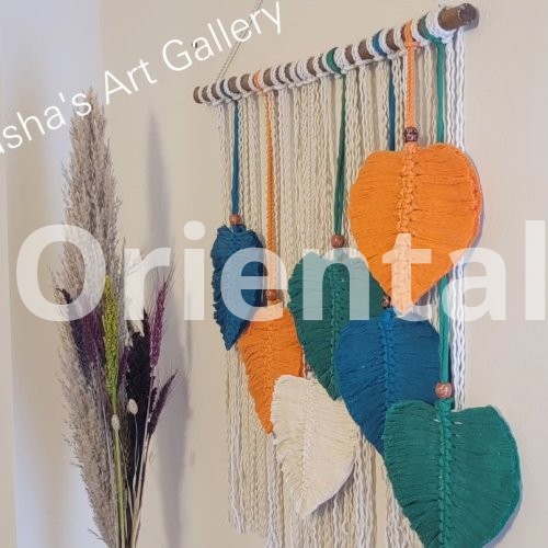 Macrame wall hanger for decoration