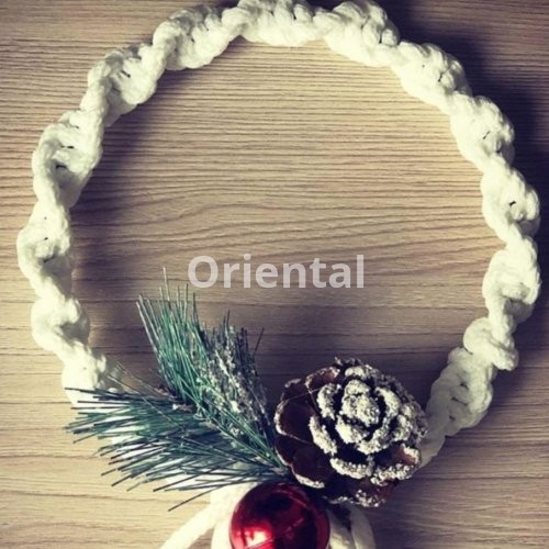 Macrame Christmas hanging